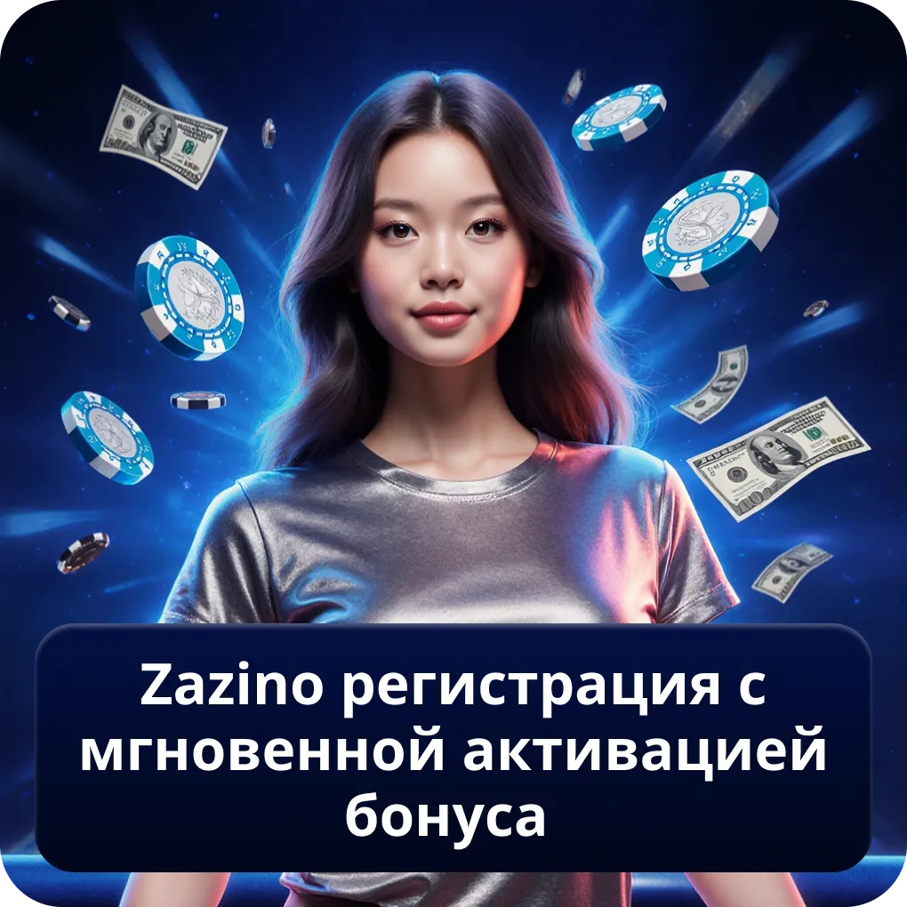 Zazino регистрация с мгновенной активацией бонуса